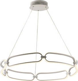 Sospensione Led Infinity Bianca 61,5W 5530Lm 4000K 78X10Cm Illuminazione/Illuminazione per interni/Lampadari lampade a sospensione e plafoniere/Lampade a sospensione Led Mall Home - Napoli, Commerciovirtuoso.it