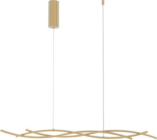 Sospensione Led Kinetic Oro 40W 4600Lm Cct 150X117,3X6Cm Illuminazione/Illuminazione per interni/Lampadari lampade a sospensione e plafoniere/Lampade a sospensione Led Mall Home - Napoli, Commerciovirtuoso.it