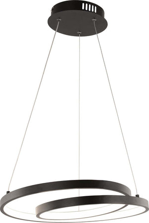 Sospensione Led Lieve Nera 30W 3450Lm Cct 150X40Cm Illuminazione/Illuminazione per interni/Lampadari lampade a sospensione e plafoniere/Lampade a sospensione Led Mall Home - Napoli, Commerciovirtuoso.it