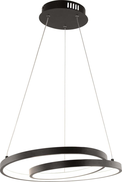 Sospensione Led Lieve Nera 30W 3450Lm Cct 150X40Cm Illuminazione/Illuminazione per interni/Lampadari lampade a sospensione e plafoniere/Lampade a sospensione Led Mall Home - Napoli, Commerciovirtuoso.it