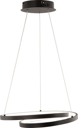 Sospensione Led Lieve Nera 30W 3450Lm Cct 150X40Cm Illuminazione/Illuminazione per interni/Lampadari lampade a sospensione e plafoniere/Lampade a sospensione Led Mall Home - Napoli, Commerciovirtuoso.it