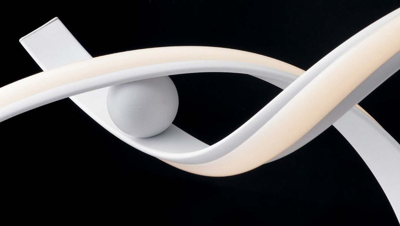 Sospensione Led Mystral Bianca 40W 2400Lm 4000K 115X25Cm Illuminazione/Illuminazione per interni/Lampadari lampade a sospensione e plafoniere/Lampade a sospensione Led Mall Home - Napoli, Commerciovirtuoso.it