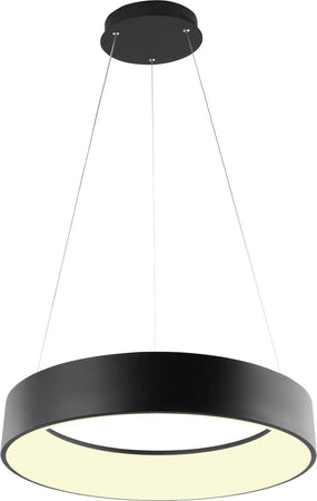 Sospensione Led Noah Nera 60W 6900Lm Cct 150X60Cm Illuminazione/Illuminazione per interni/Lampadari lampade a sospensione e plafoniere/Lampade a sospensione Led Mall Home - Napoli, Commerciovirtuoso.it