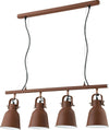 Sospensione Legend Corten 4Xe27 85,5X15,5X31,3Cm Illuminazione/Illuminazione per interni/Lampadari lampade a sospensione e plafoniere/Lampade a sospensione Led Mall Home - Napoli, Commerciovirtuoso.it