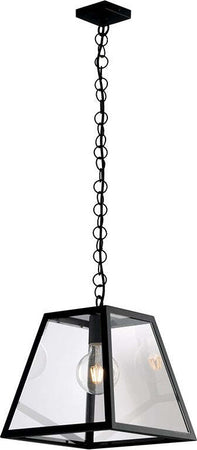 Sospensione Lexington Nero 1Xe27 30X27X30Cm Illuminazione/Illuminazione per interni/Lampadari lampade a sospensione e plafoniere/Lampade a sospensione Led Mall Home - Napoli, Commerciovirtuoso.it