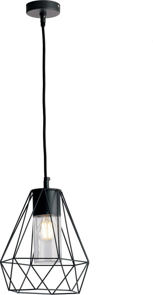 Sospensione Mandala Nera 1Xe27 Ip44 29,5Cm Illuminazione/Illuminazione per interni/Lampadari lampade a sospensione e plafoniere/Lampade a sospensione Led Mall Home - Napoli, Commerciovirtuoso.it