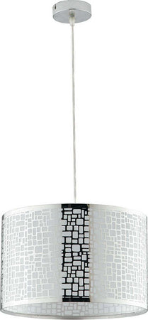 Sospensione Maya Cromo 1Xe27 35X22Cm Illuminazione/Illuminazione per interni/Lampadari lampade a sospensione e plafoniere/Lampade a sospensione Led Mall Home - Napoli, Commerciovirtuoso.it