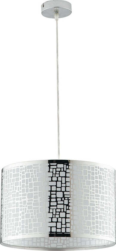 Sospensione Maya Cromo 1Xe27 35X22Cm Illuminazione/Illuminazione per interni/Lampadari lampade a sospensione e plafoniere/Lampade a sospensione Led Mall Home - Napoli, Commerciovirtuoso.it