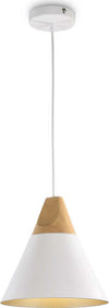 Sospensione-Minimal-Bicones-In-Metallo-E-Legno-Bianco-E-Oro-1-Luce