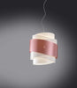 Sospensione-Moderna-1-Luce-Bea-In-Polilux-Rosa-Metallico-D40-Made-In-Italy