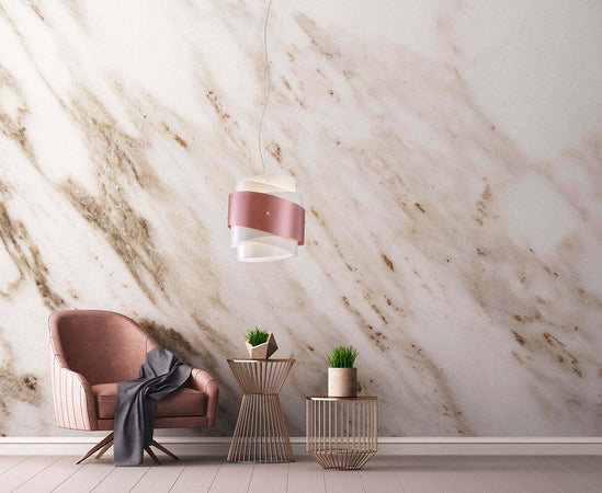 Sospensione-Moderna-1-Luce-Bea-In-Polilux-Rosa-Metallico-D40-Made-In-Italy