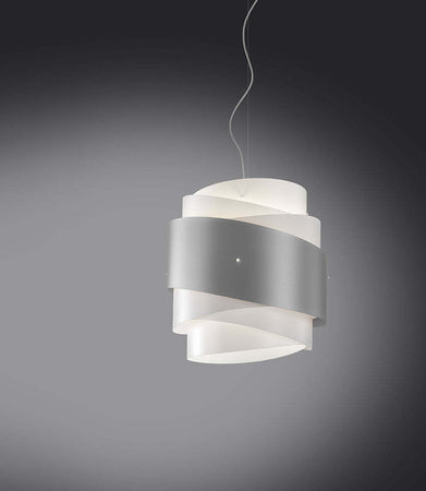 Sospensione-Moderna-1-Luce-Bea-In-Polilux-Silver-D40-Made-In-Italy