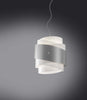 Sospensione-Moderna-1-Luce-Bea-In-Polilux-Silver-D40-Made-In-Italy