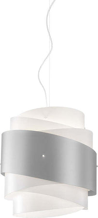 Sospensione-Moderna-1-Luce-Bea-In-Polilux-Silver-D40-Made-In-Italy