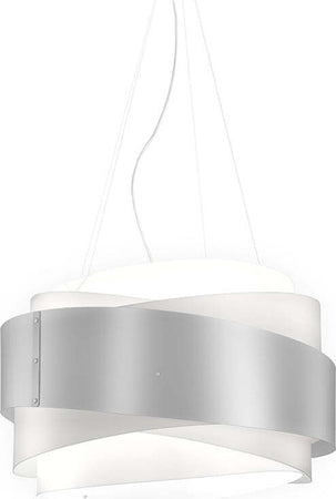 Sospensione-Moderna-1-Luce-Bea-In-Polilux-Silver-D60-Made-In-Italy