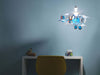Sospensione-Moderna-1-Luce-Biplano-Blu'-In-Polilux-Made-In-Italy