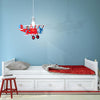 Sospensione-Moderna-1-Luce-Biplano-Rosso-In-Polilux-Made-In-Italy