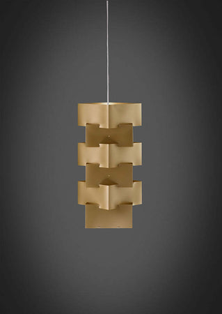 Sospensione-Moderna-1-Luce-Building-In-Polilux-Oro-D36-Made-In-Italy