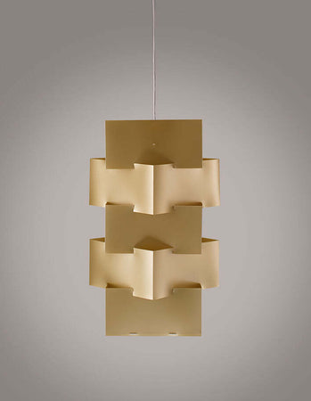 Sospensione-Moderna-1-Luce-Building-In-Polilux-Oro-D60-Made-In-Italy