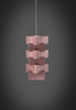 Sospensione-Moderna-1-Luce-Building-In-Polilux-Rosa-Metallico-D36-Made-In-Italy