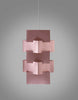 Sospensione-Moderna-1-Luce-Building-In-Polilux-Rosa-Metallico-D60-Made-In-Italy