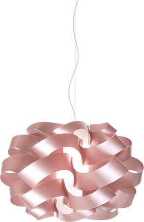 Sospensione-Moderna-1-Luce-Cloud-D40-In-Polilux-Rosa-Metallico-Made-In-Italy