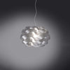 Sospensione-Moderna-1-Luce-Cloud-D50-In-Polilux-Silver-Made-In-Italy