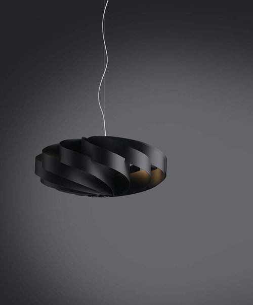 Sospensione-Moderna-1-Luce-Flat-In-Polilux-Nero-D50-Made-In-Italy