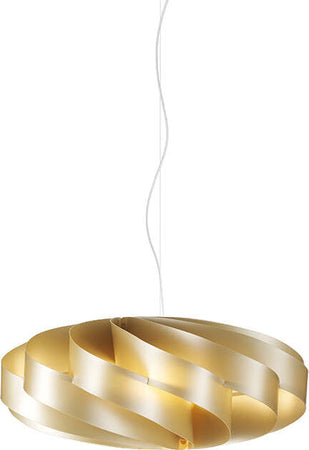 Sospensione-Moderna-1-Luce-Flat-In-Polilux-Oro-D30-Made-In-Italy
