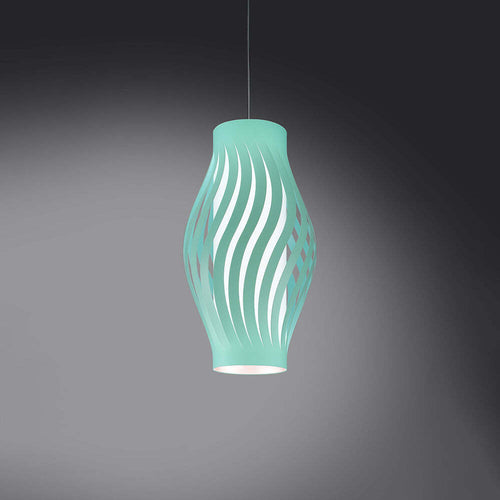 Sospensione-Moderna-1-Luce-Helios-In-Polilux-Verde-H40-Made-In-Italy