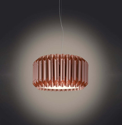 Sospensione-Moderna-1-Luce-Louise-In-Polilux-Rame-D50-Made-In-Italy