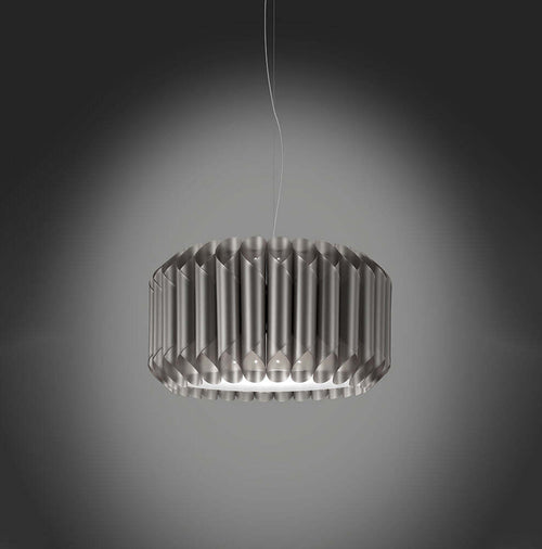 Sospensione-Moderna-1-Luce-Louise-In-Polilux-Silver-D50-Made-In-Italy