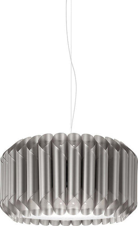Sospensione-Moderna-1-Luce-Louise-In-Polilux-Silver-D50-Made-In-Italy