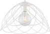 Sospensione-Moderna-1-Luce-Pagoda-In-Ferro-Laccato-Bianco