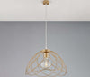 Sospensione-Moderna-1-Luce-Pagoda-In-Ferro-Laccato-Oro