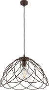 Sospensione-Moderna-1-Luce-Pagoda-In-Ferro-Laccato-Ruggine