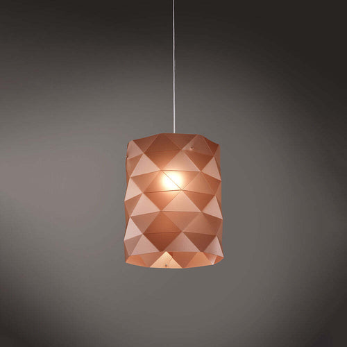 Sospensione-Moderna-1-Luce-Prisma-In-Polilux-Rame-D27-Made-In-Italy