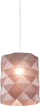 Sospensione-Moderna-1-Luce-Prisma-In-Polilux-Rosa-Metallico-D27-Made-In-Italy