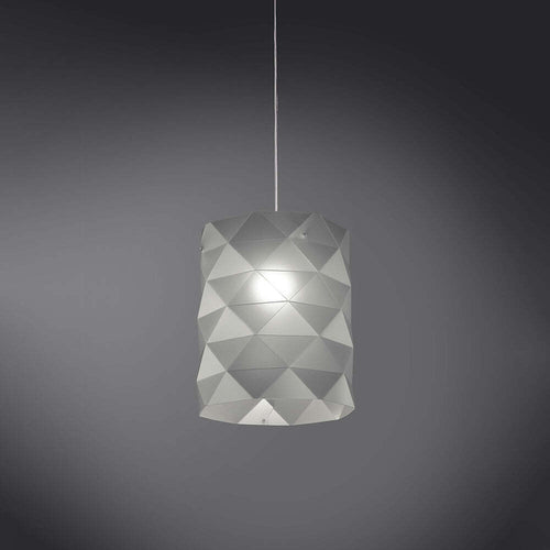 Sospensione-Moderna-1-Luce-Prisma-In-Polilux-Silver-D27-Made-In-Italy