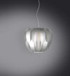 Sospensione-Moderna-1-Luce-Queen-In-Polilux-Silver-D42-Made-In-Italy