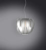 Sospensione-Moderna-1-Luce-Queen-In-Polilux-Silver-D42-Made-In-Italy