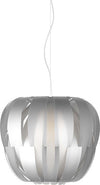 Sospensione-Moderna-1-Luce-Queen-In-Polilux-Silver-D42-Made-In-Italy