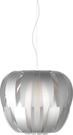 Sospensione-Moderna-1-Luce-Queen-In-Polilux-Silver-D42-Made-In-Italy