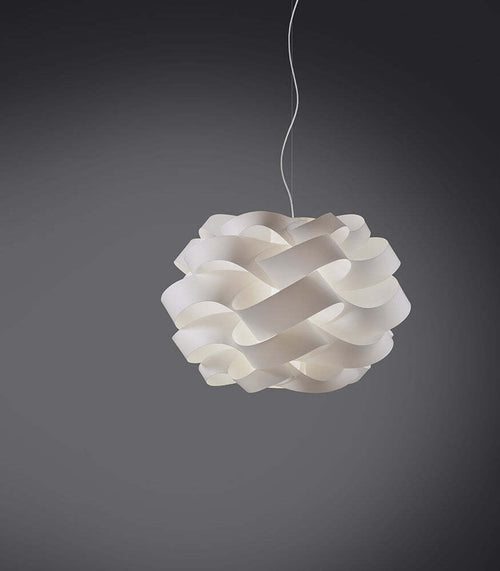 Sospensione-Moderna-2-Luci-Cloud-D60-In-Polilux-Bianco-Made-In-Italy