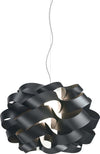 Sospensione-Moderna-2-Luci-Cloud-D60-In-Polilux-Nero-Made-In-Italy
