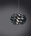 Sospensione-Moderna-2-Luci-Cloud-D60-In-Polilux-Nero-Made-In-Italy