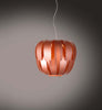 Sospensione-Moderna-2-Luci-Queen-In-Polilux-Rame-D60-Made-In-Italy