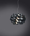 Sospensione-Moderna-3-Luci-Cloud-D75-In-Polilux-Nero-Made-In-Italy