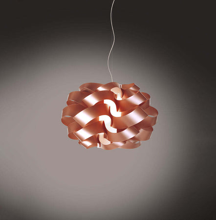 Sospensione-Moderna-3-Luci-Cloud-D75-In-Polilux-Rame-Made-In-Italy