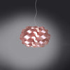Sospensione-Moderna-3-Luci-Cloud-D75-In-Polilux-Rosa-Metallico-Made-In-Italy